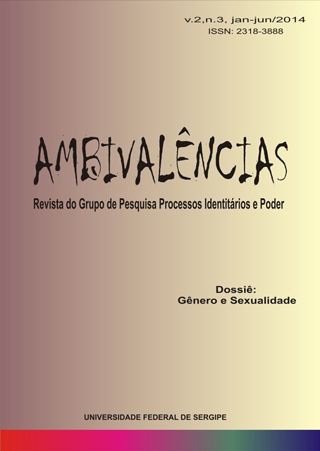 Capa Revista Ambivalências número 03/2014